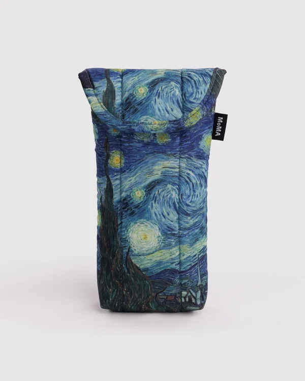 Puffy Glasses Sleeve - The Starry Night Vincent Van Gogh - Material: ripstop-nylon