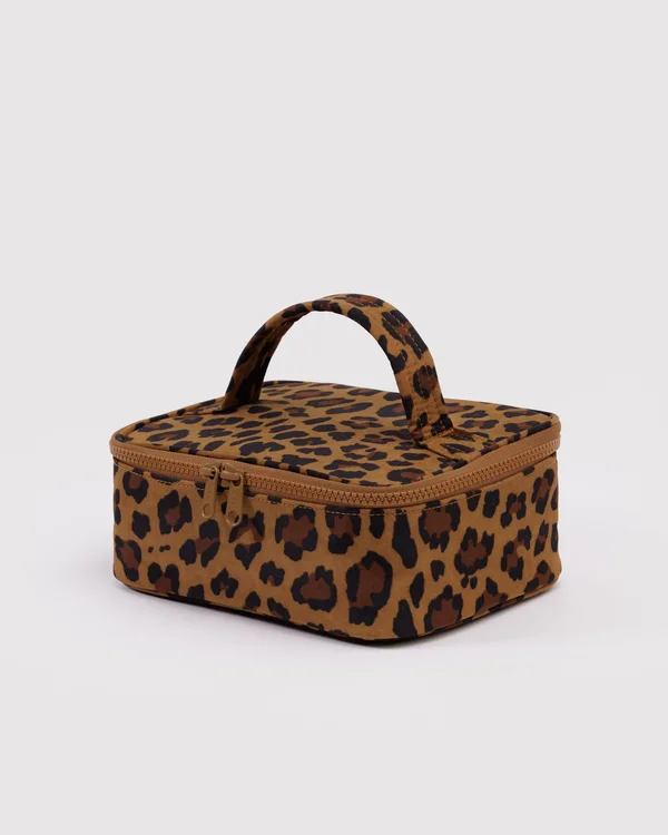 Small Cosmetic Case - Leopard - Material: heavyweight-nylon