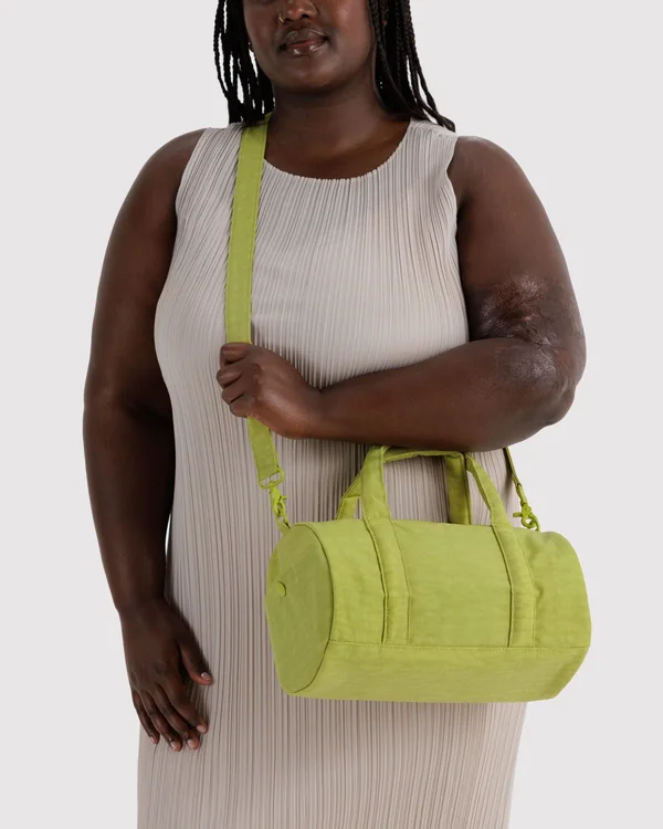 Nylon Duffle Bag - Chartreuse - Material: heavyweight-nylon
