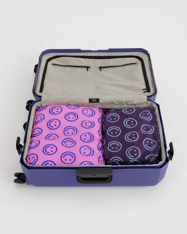Large Packing Cube Set - Bright Happy Mix - Material: ripstop-nylon