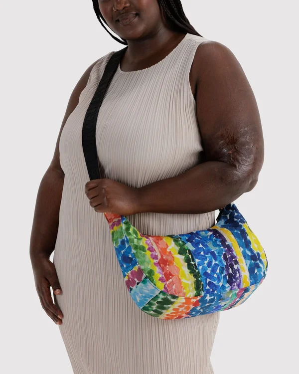 Medium Nylon Crescent Bag - Untitled Alma Woodsey Thomas - Material: heavyweight-nylon