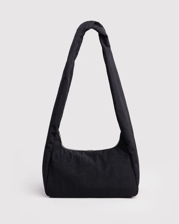 Nylon Meringue Bag - Black - Material: heavyweight-nylon
