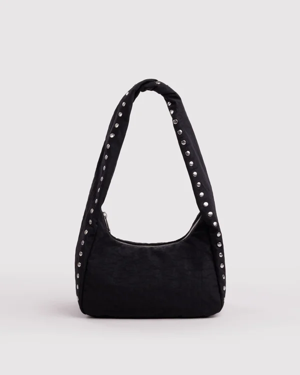 Small Nylon Meringue Bag - Studs - Size: OS