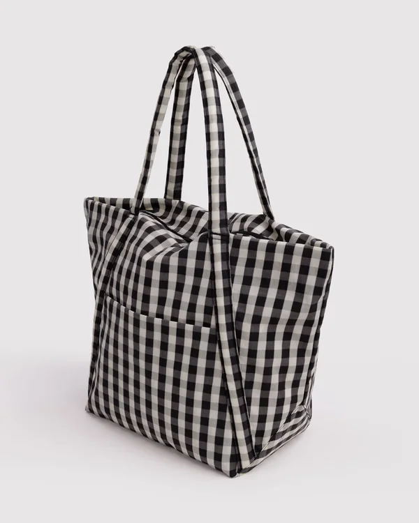 Cloud Bag - Black And Cream Gingham