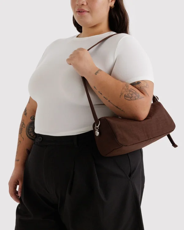 Nylon Loaf Bag - Coffee - Size: OS